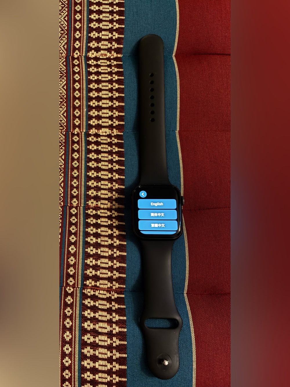 Apple Watch Series 5 44mm with M/L Sport Band in Black